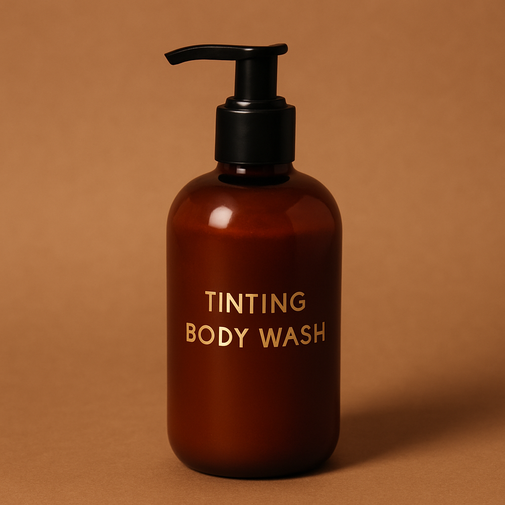 Pre Order Tinting Body Wash SPF50, Daily Hair Removal 1/3 Moisturizer + Glitter Option 300ml