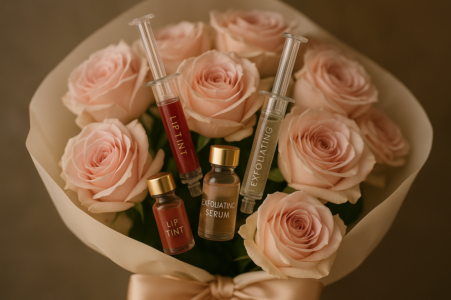 Lip Injectable in Pink Rose Bouquet