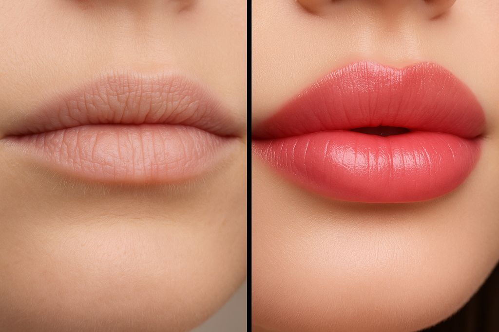 Lip Transformation Before and After