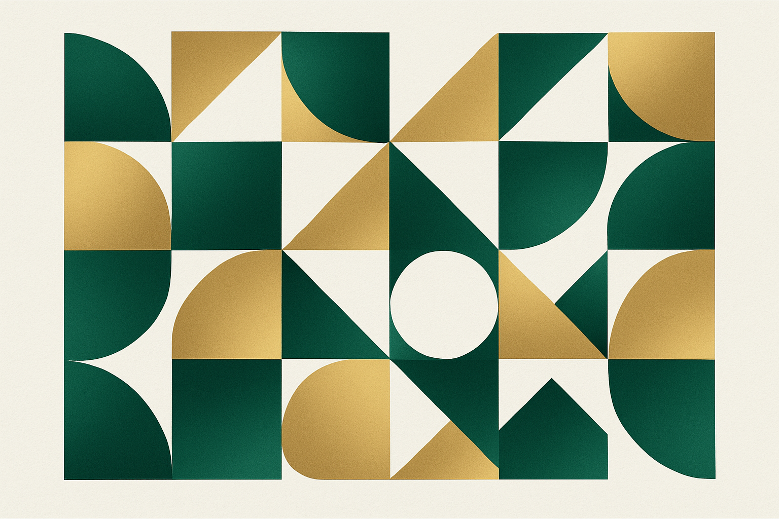 Minimalist geometric patterns