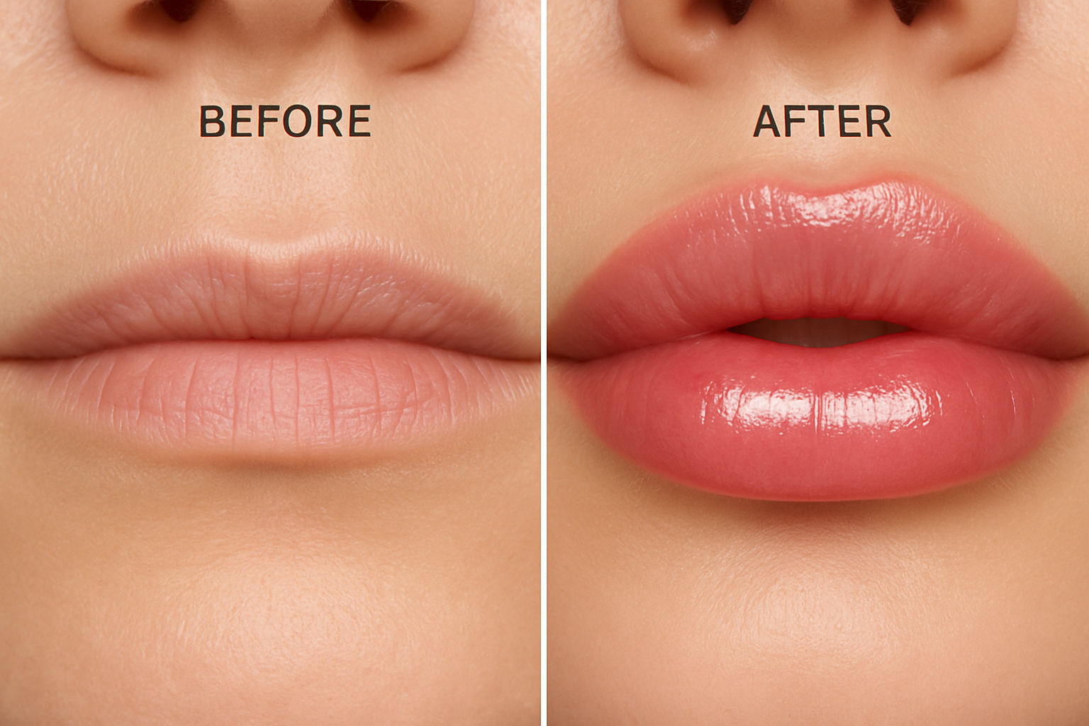 Professional Lip Enhancement Results